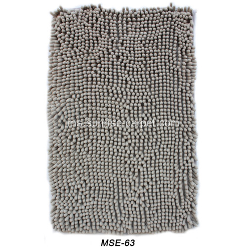 Chenille Rug dengan Microfiber